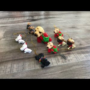 Set of 10 Dog Ornaments🐾🎄